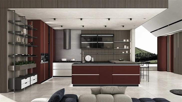 Modern Grey Kitchen Cabinets
