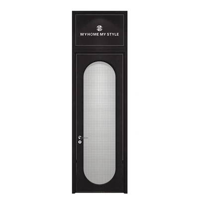 Half Wood Half Glass Interior Door