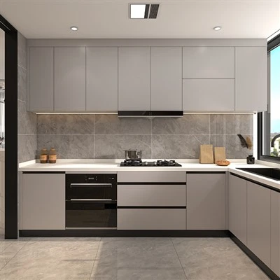 L Shaped Kitchen Cabinets