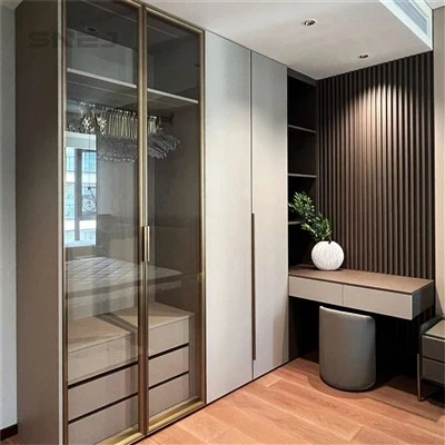Wood Open Closet
