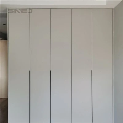 Bedroom With Open Wardrobe