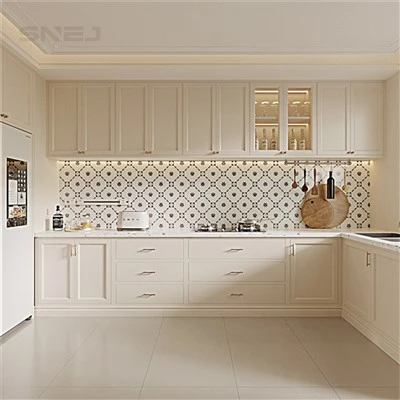 Soft Ivory White Kitchen Cabinets