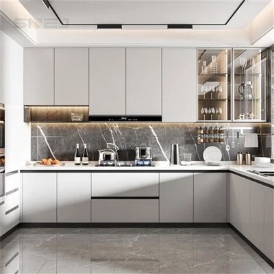 Custom White Kitchen Cabinets
