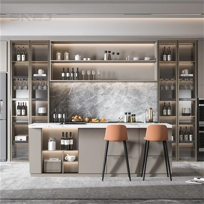 Modern Freestanding Pantry Cabinet
