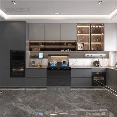 Modern Grey Kitchen Cabinets